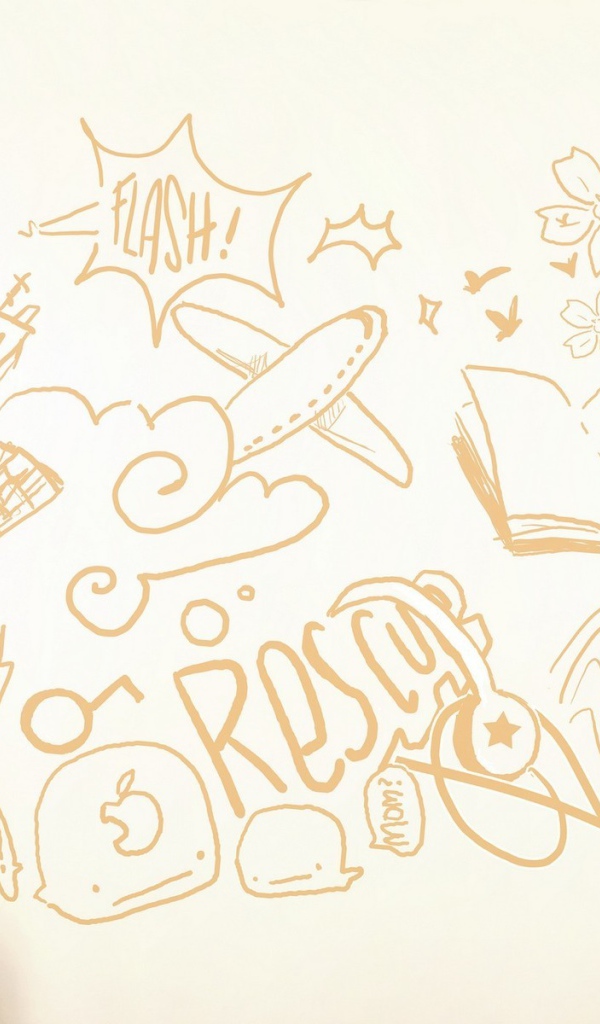 Девушка в очках смотрит на рисунки