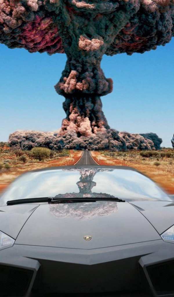 Атомный взрыв на дороге