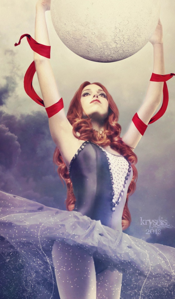 Балерина с планетой