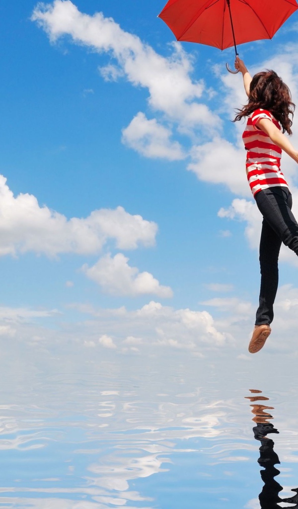 Полет на зонтике