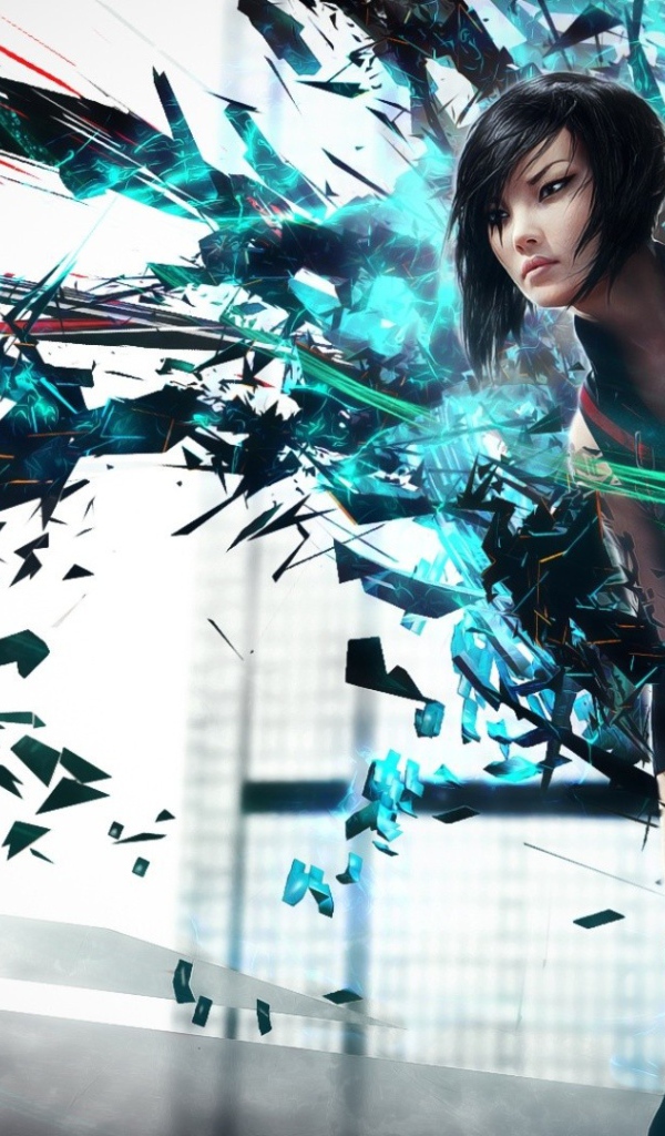 Девушка аттакует