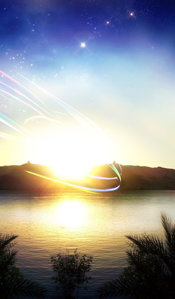 Цифровая графика воздушным шаром