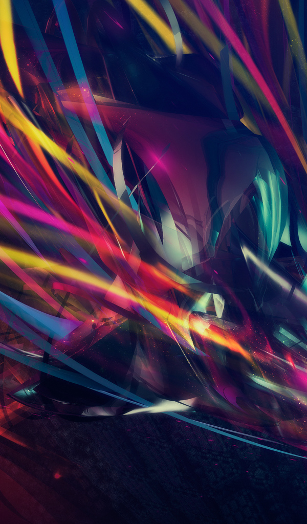 Цифровой рисунок пламя