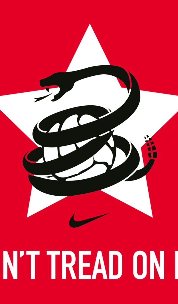 не наступать на меня Nike логотип