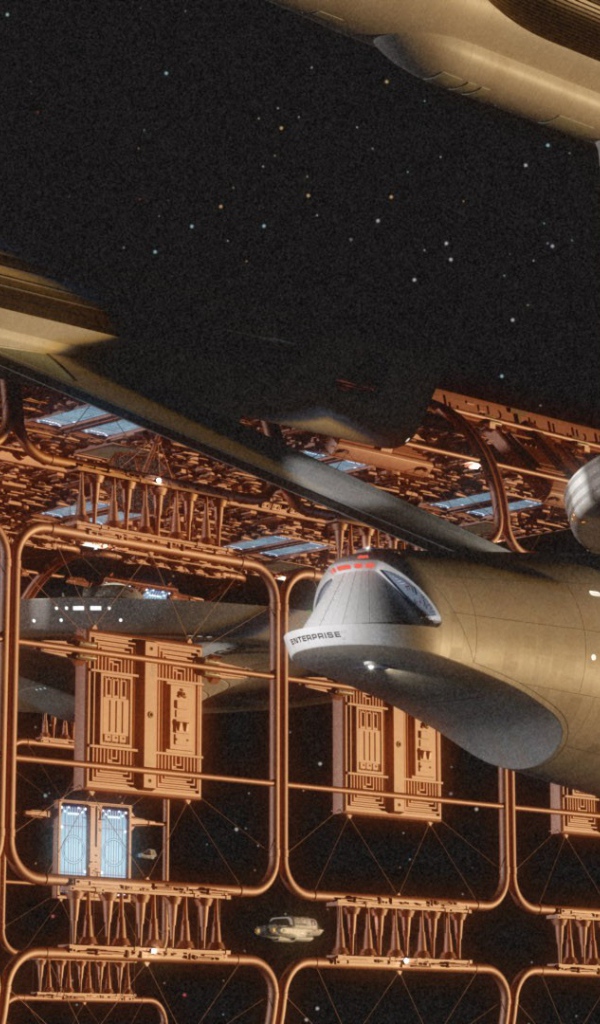 Космический корабль на стоянке