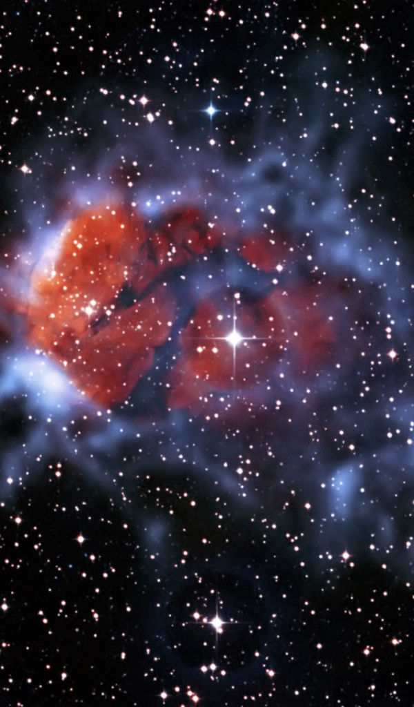 Эмиссионная туманность в космосе