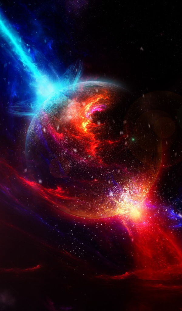 Планеты летят в космосе