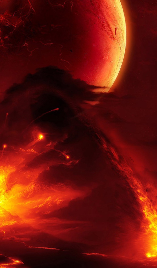 Брызги лавы