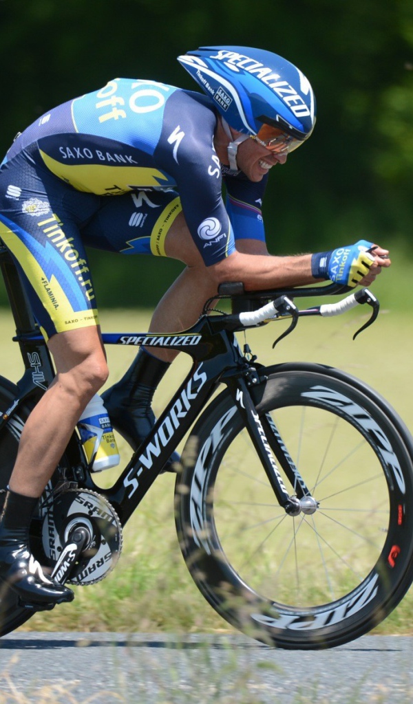 Cyclist Alberto Contador