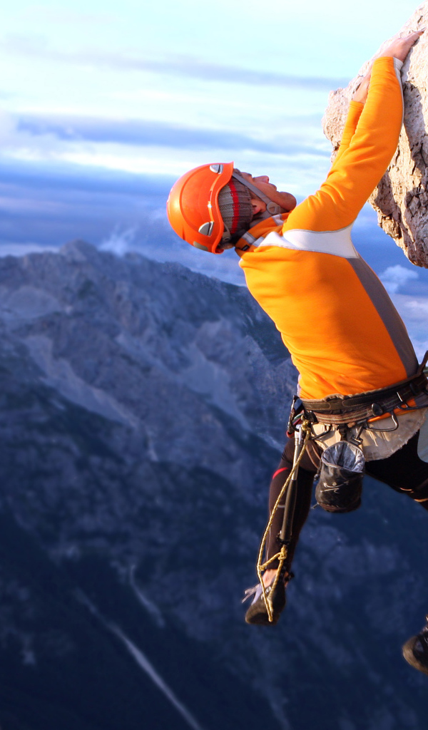 Фотография скалолаза