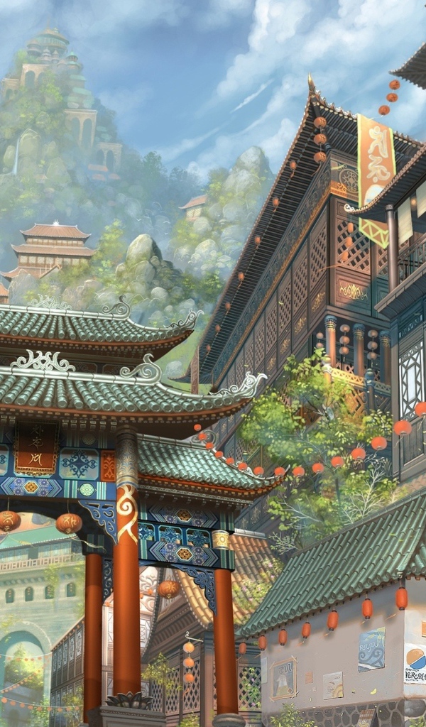 Город в Китае