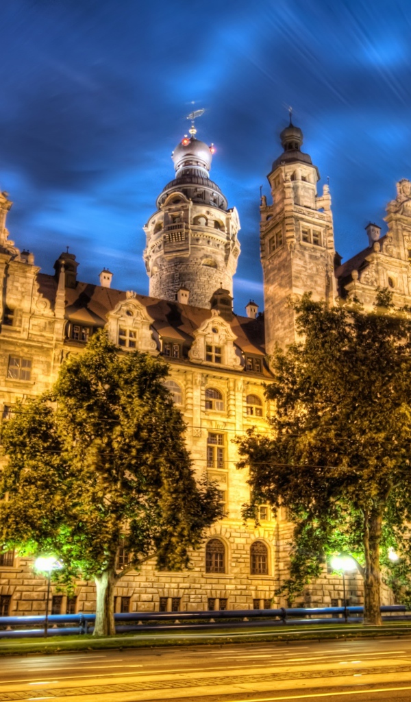 Лейпциг ночью