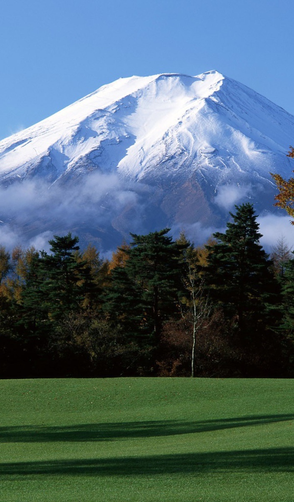 Вид на гору Фуджи с долины