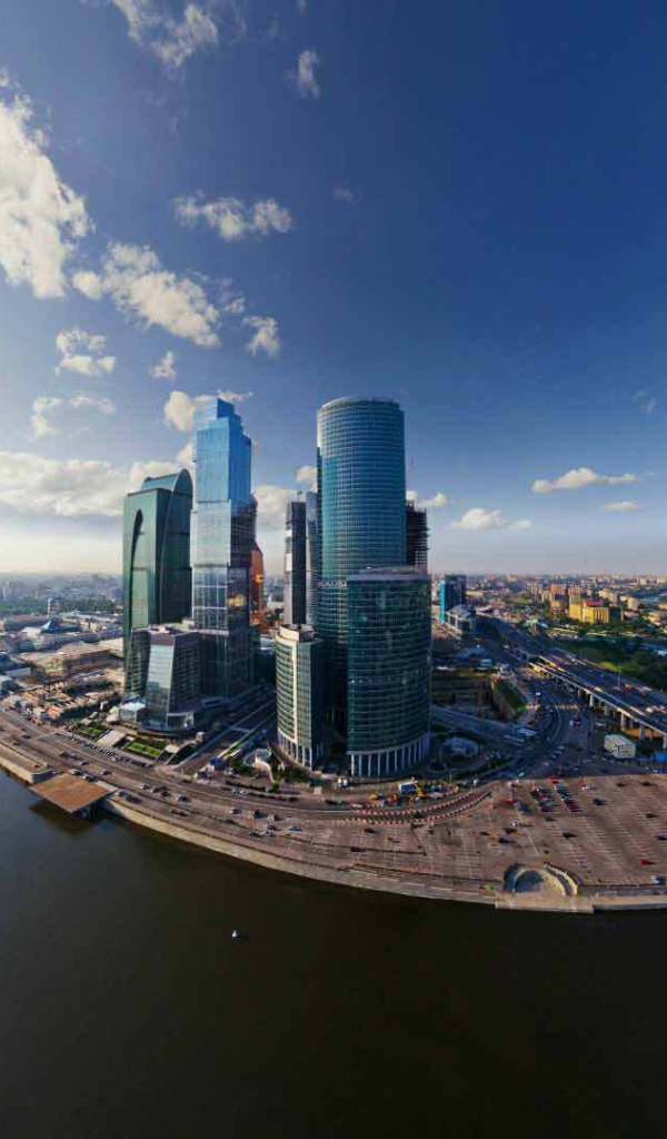 Удивительный вид на Москву
