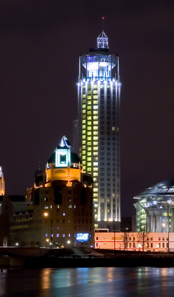 Архитектура Москвы в ночное время