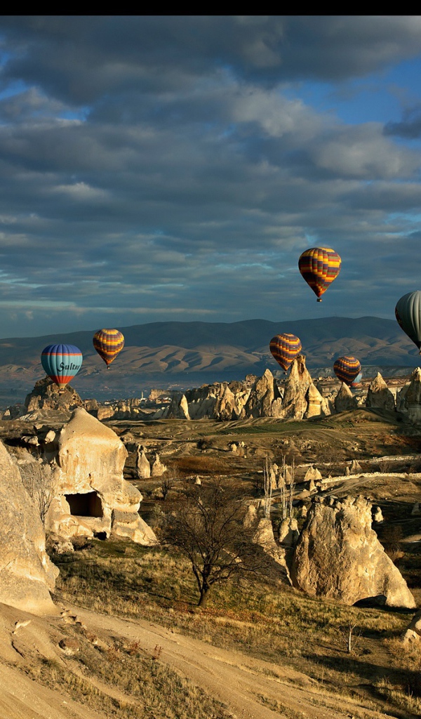 Волшебные дымоходы Турции и воздушные шары