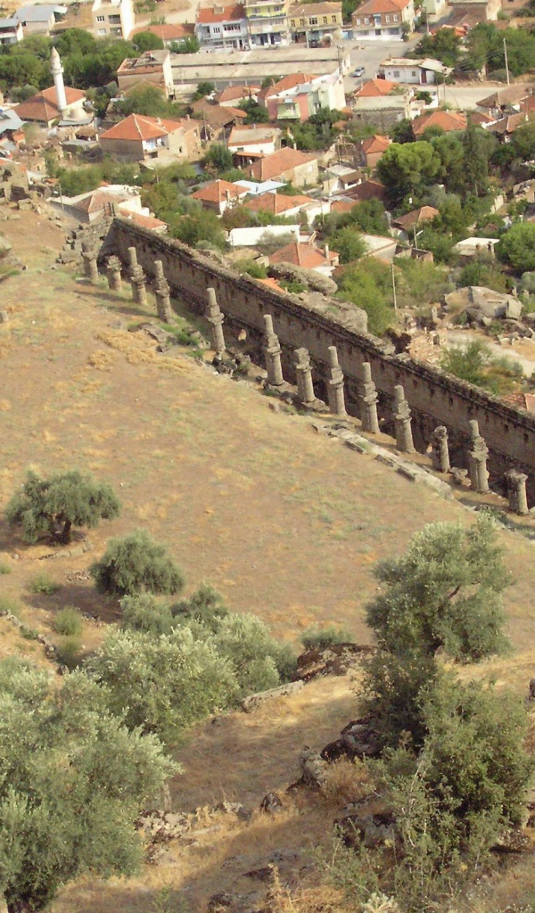 Ruins from the air  Agora Turkey