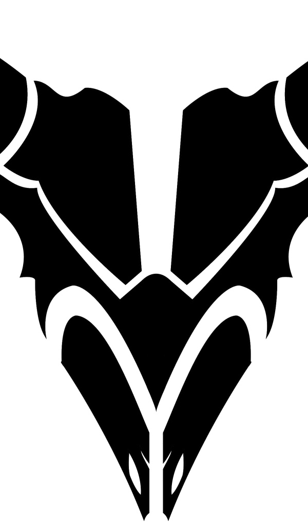 Овен, чёрно-белая картинка