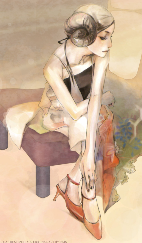 Овен в образе девушки