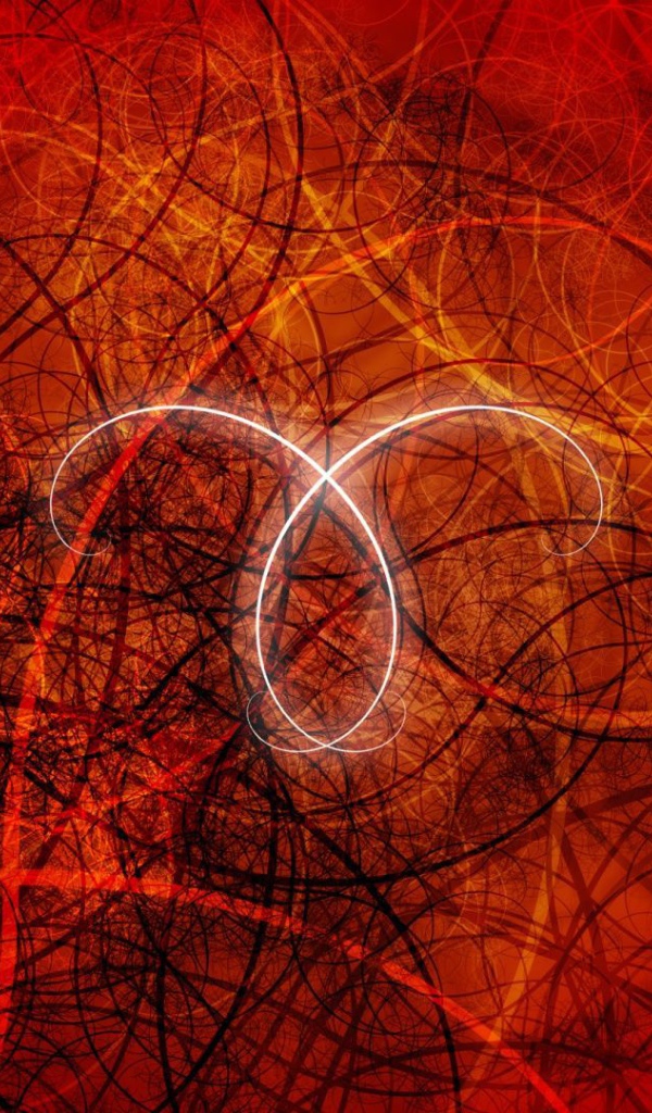 Знак овна в красных тонах