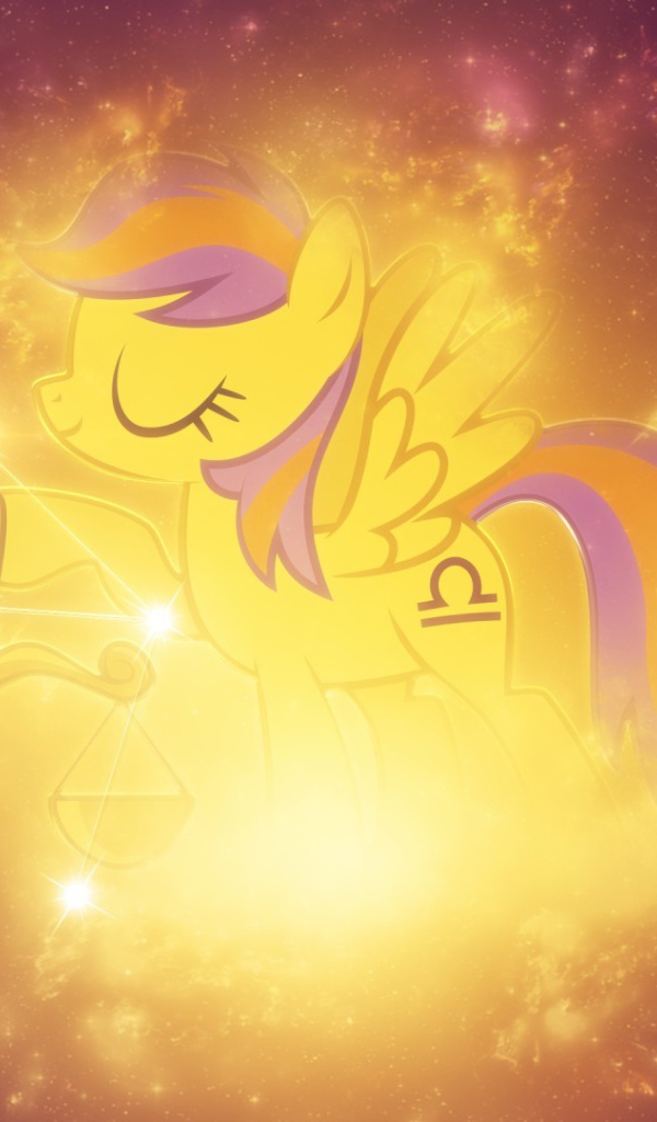 Красивый детский рисунок, весы