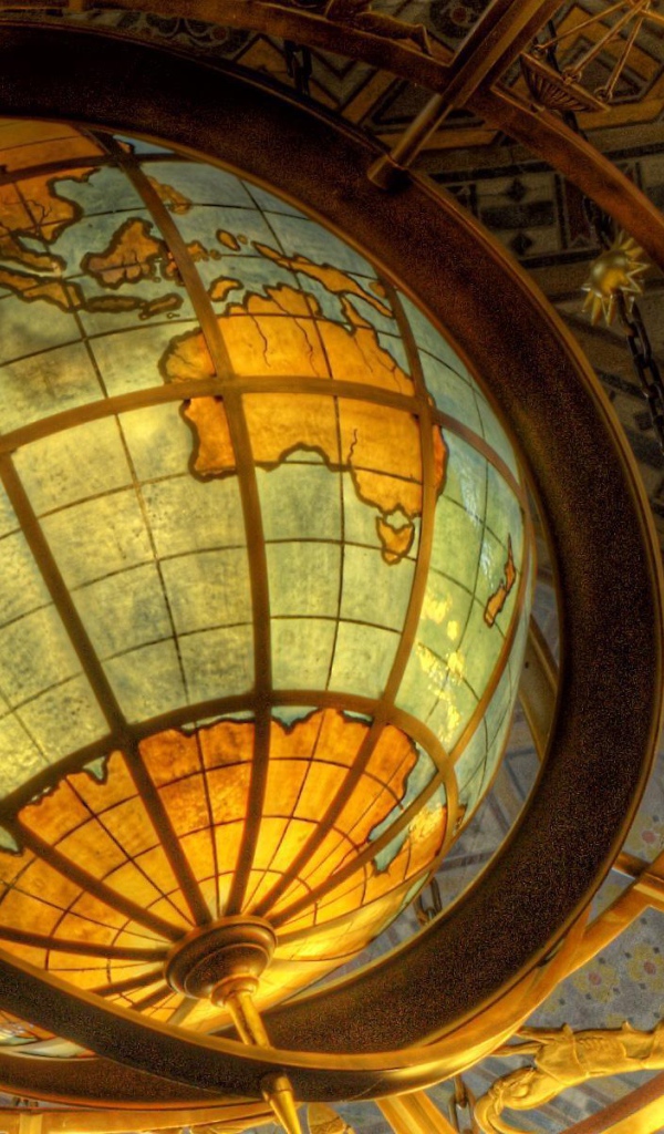 Глобус и знаки зодиака