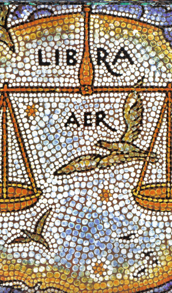 Весы, мозаика