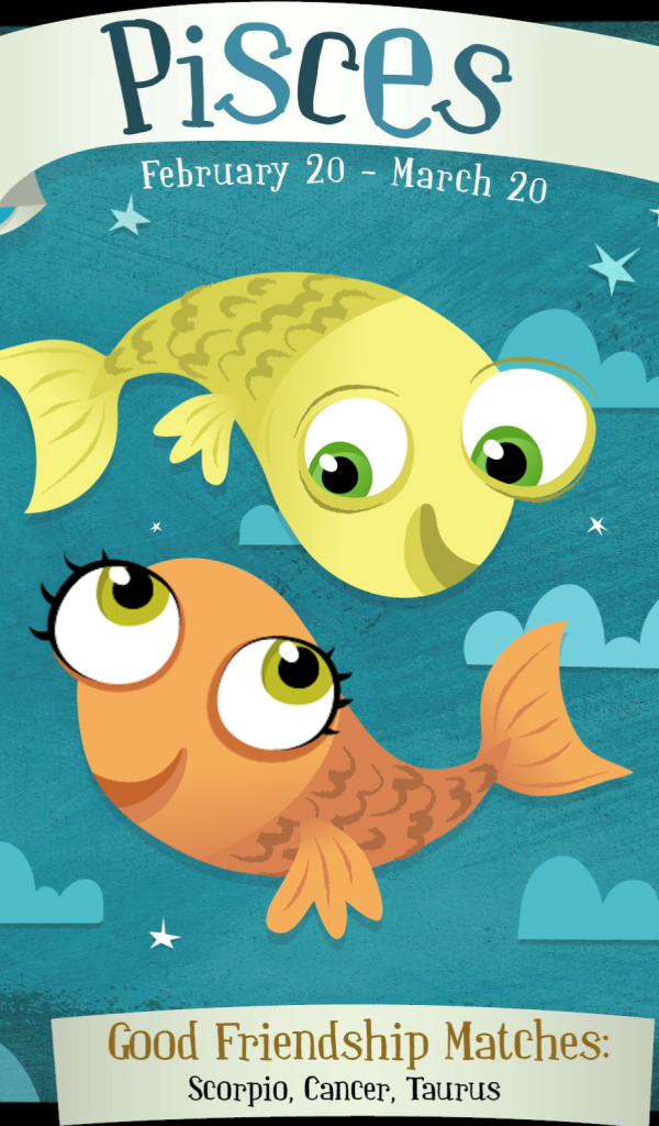 Рыбы, детская картинка