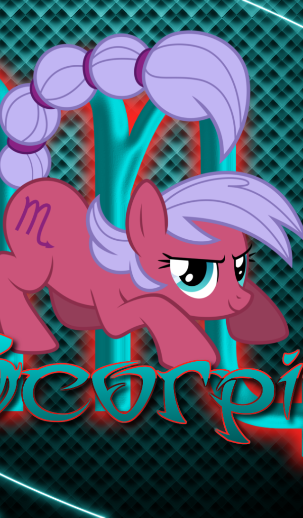 Скорпион, детский рисунок