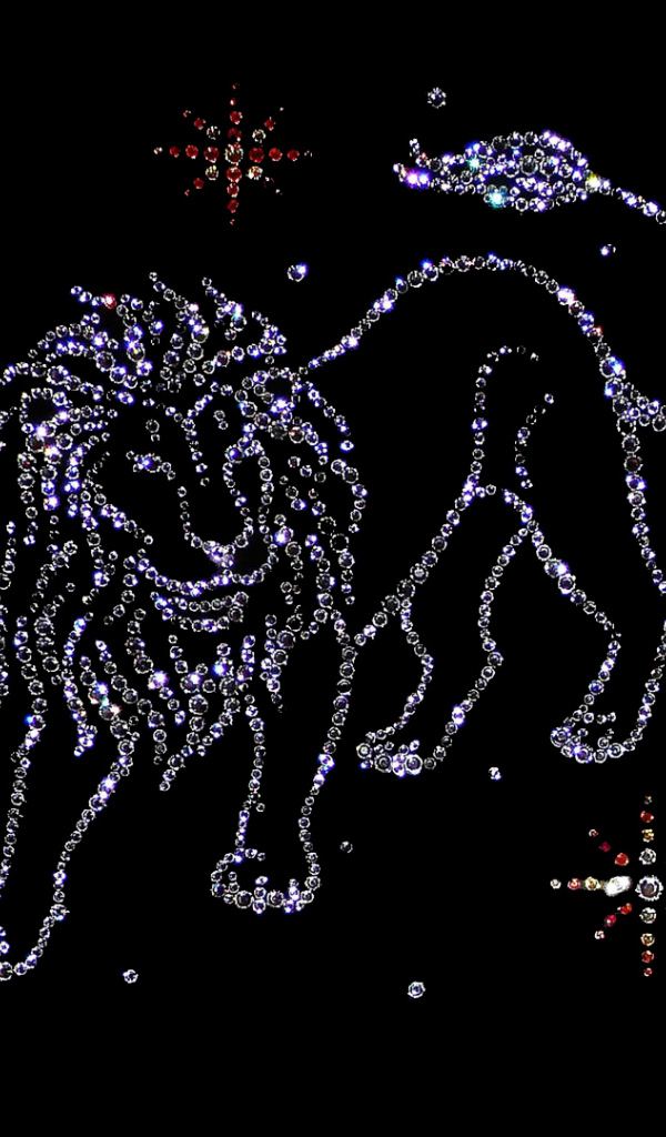 Лев из драгоценных камней