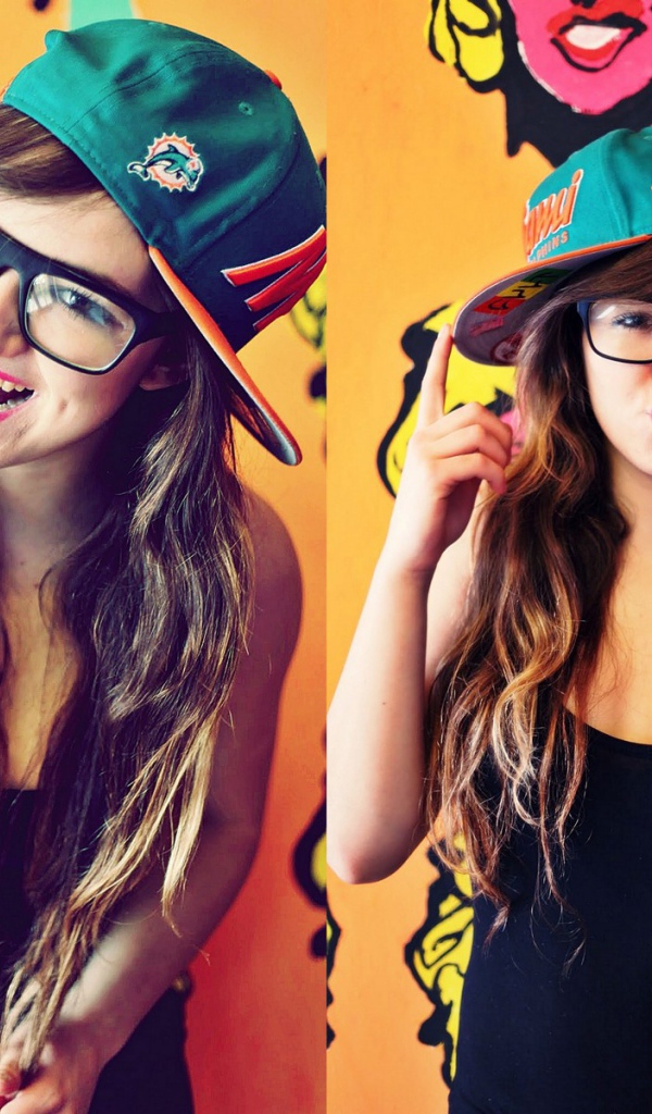 Молодая девушка, swag