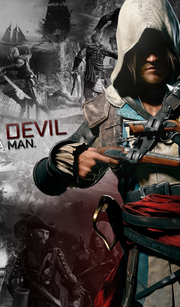 Кредо Убийцы IV в бою, как дьявол