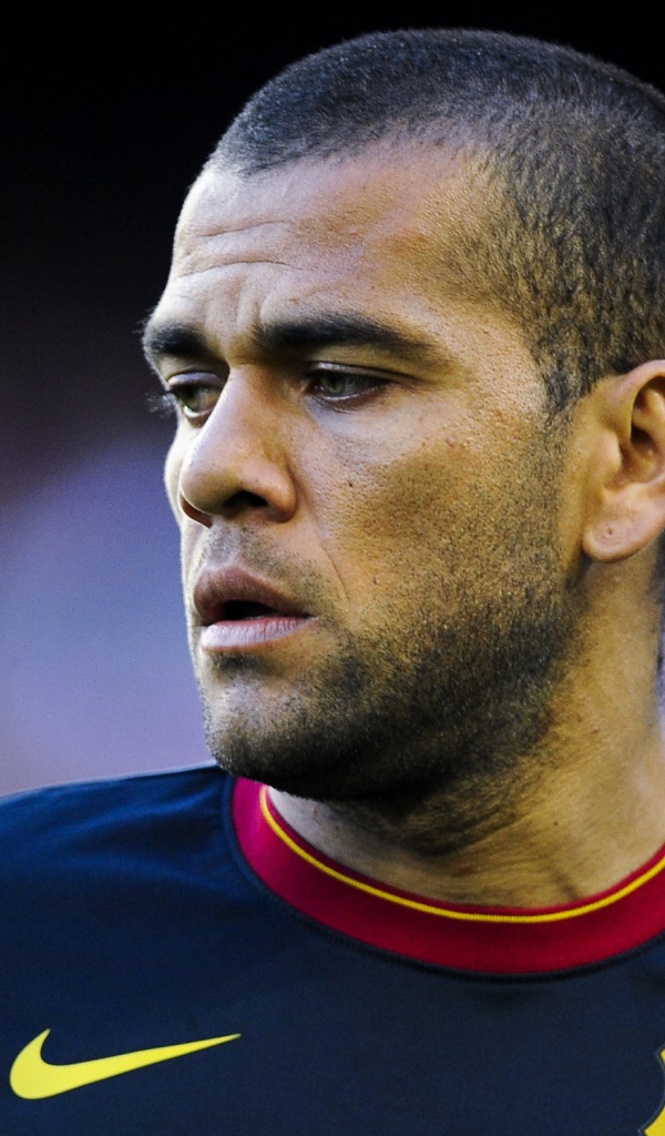 Барселона Даниэл Алвес крупным планом
