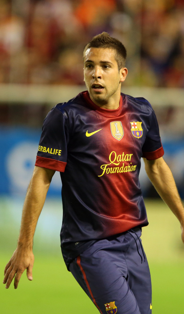Барселона Хорди Альба в середине игры