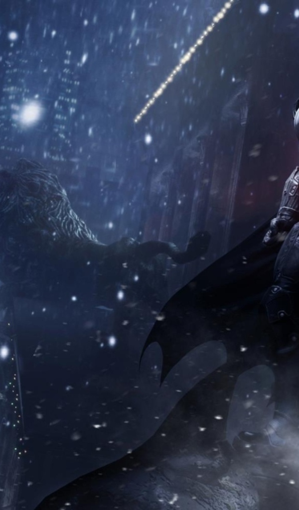 Batman: Arkham Origins Бэтмен на крыше