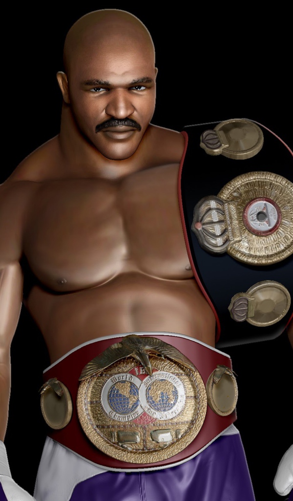 Боксер Эвандер Холифилд 3D