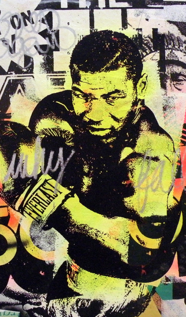 Боксер Майк Тайсон граффити