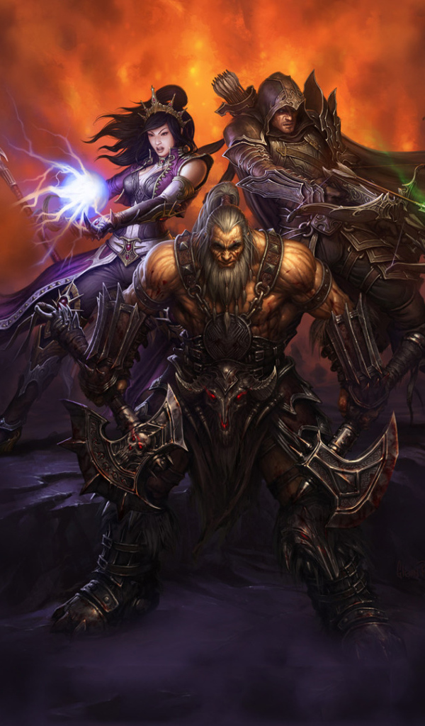 Diablo III: варвар маг и убийца