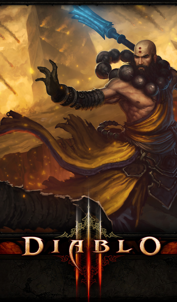 Diablo III: монах использует заклинание