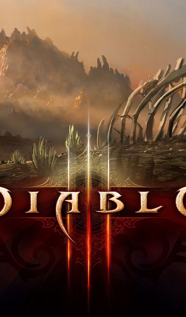  Diablo III: скелет дракона