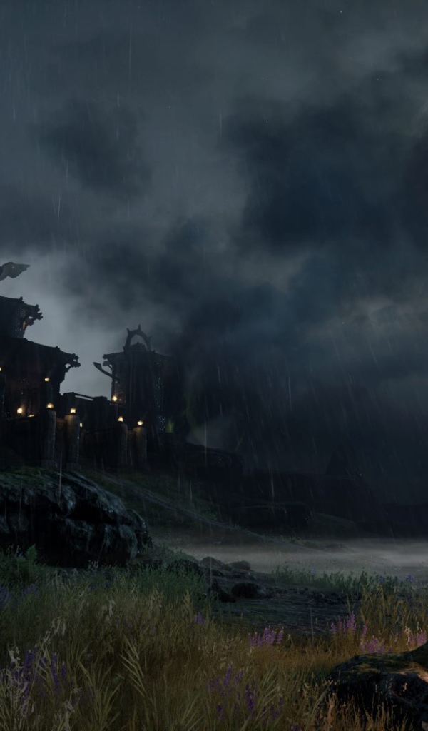 Dragon Age Inquisition: замок в ночное время
