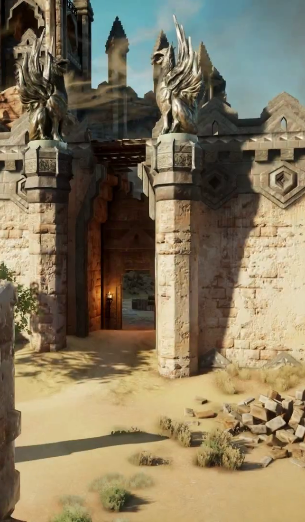 Dragon Age инквизиции: город из песка