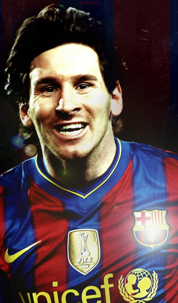 Нападающий игрок Барселоны Лионель Месси