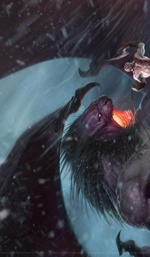God of War: Ascension: борьба с драконом
