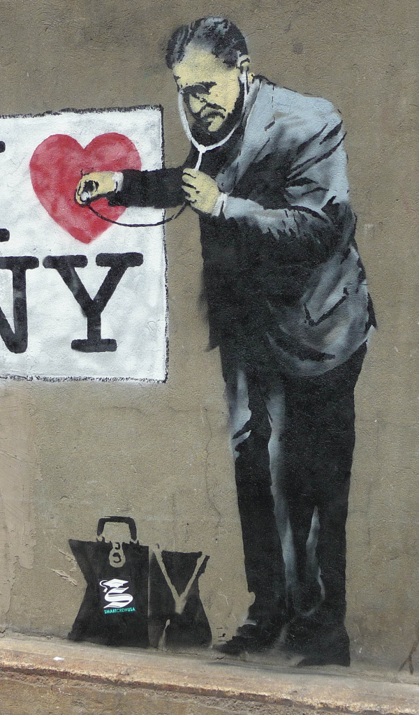 Граффити, Бэнкси любит Нью-Йорк