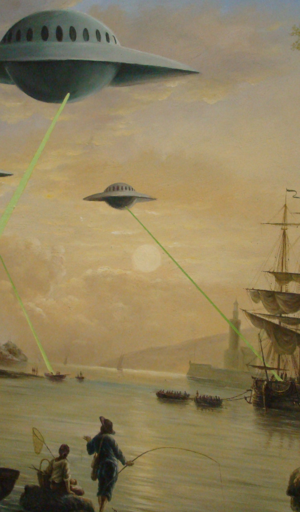 Граффити НЛО в далёком прошлом