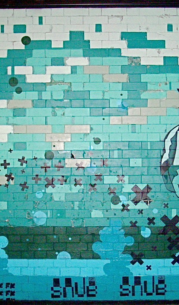 Граффити в стиле аниме