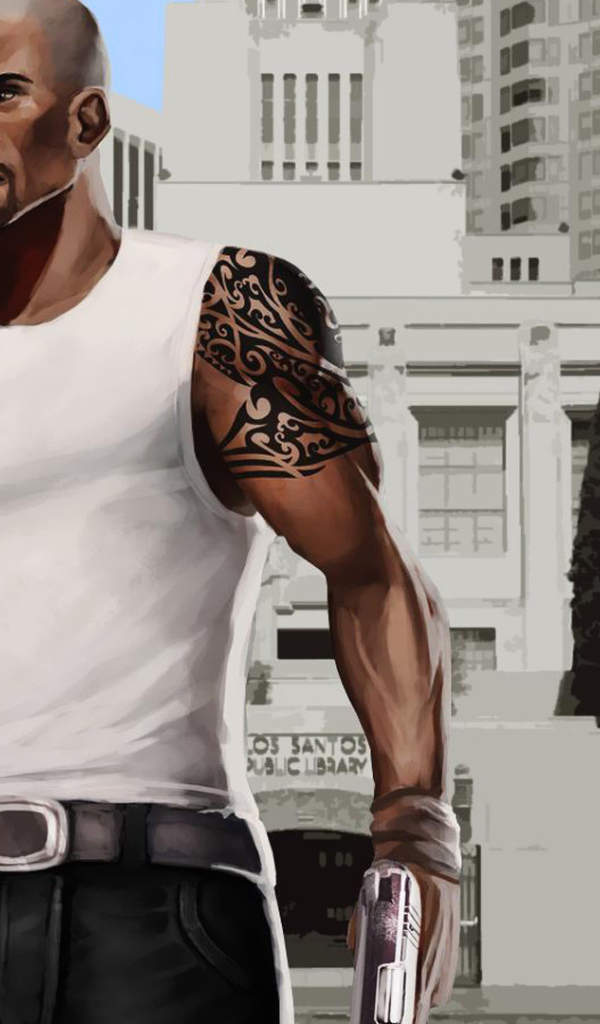 Grand Theft Auto V черный парень