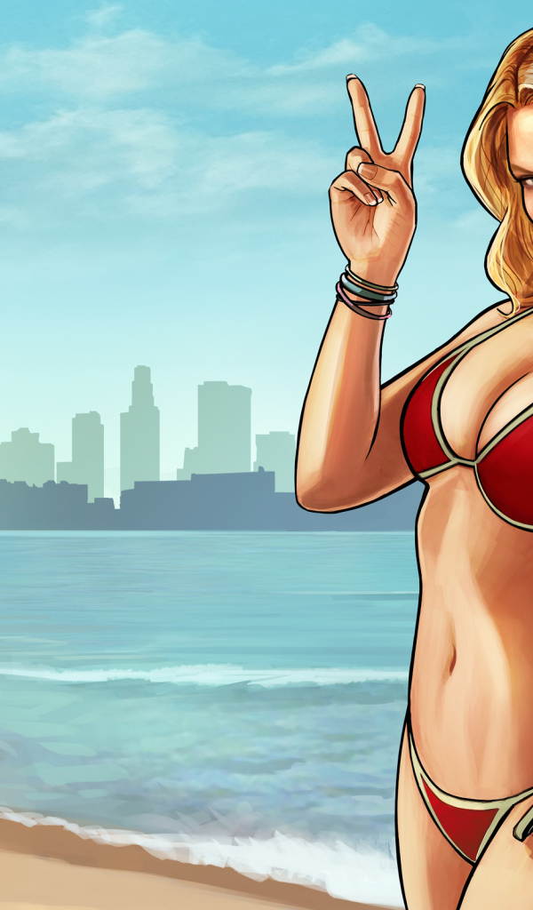 Grand Theft Auto V блондинка