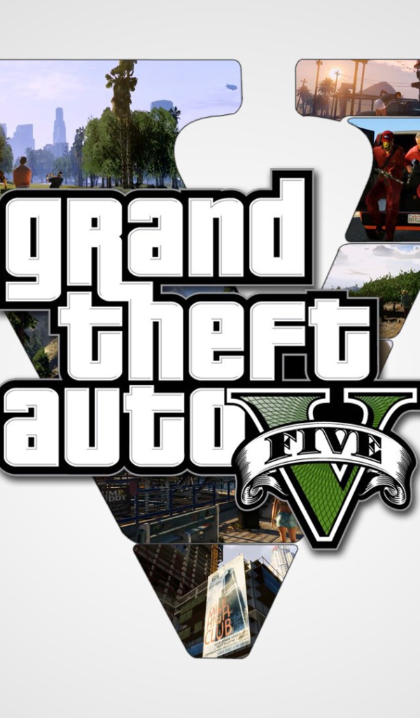 Grand Theft Auto V в белом